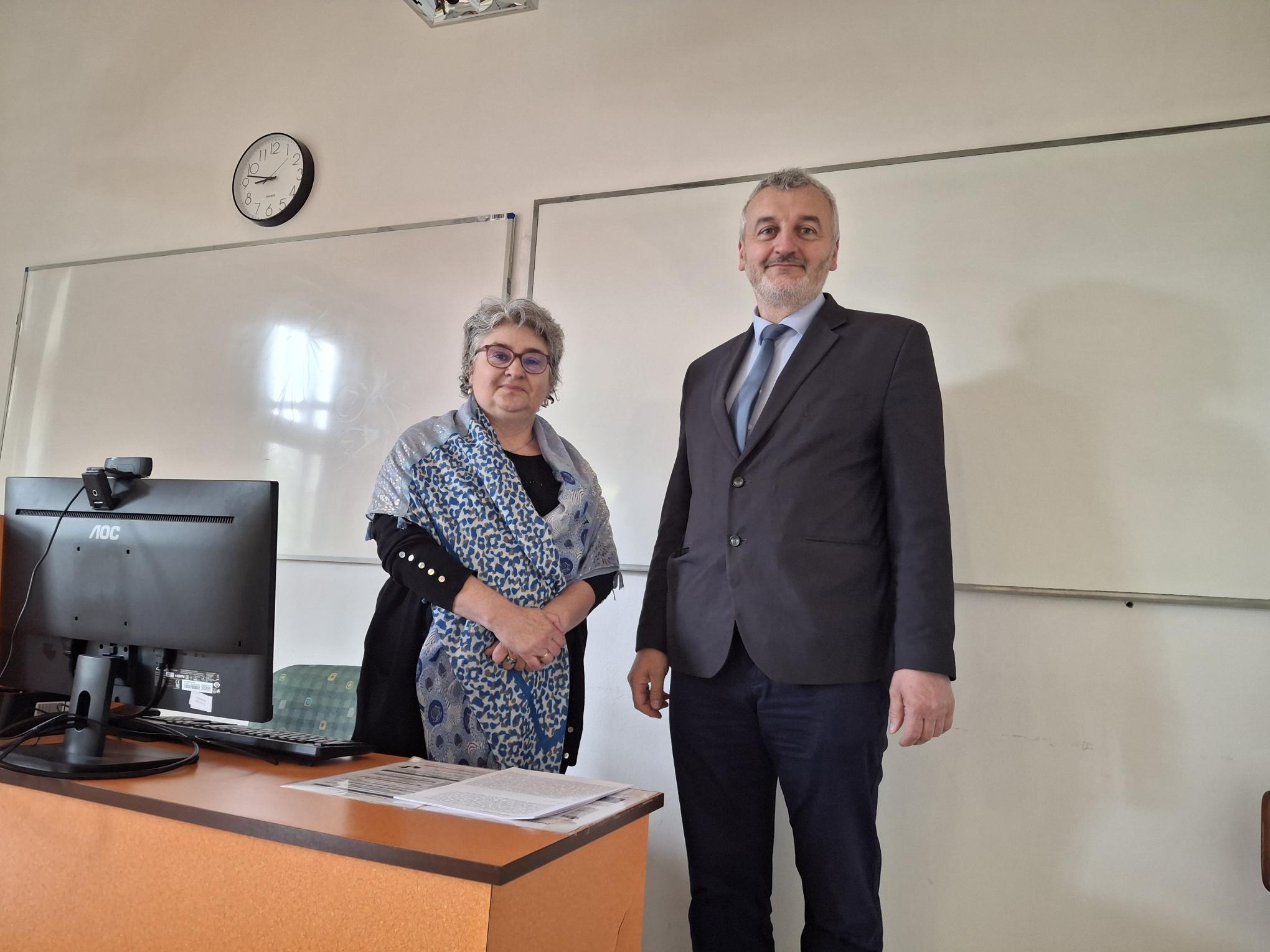 Prof. Dr. Domokos Andrea és Prof. Dr. Literáty Zoltán közös képe